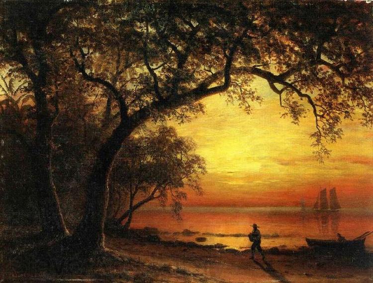 Albert Bierstadt Island of New Providence Germany oil painting art